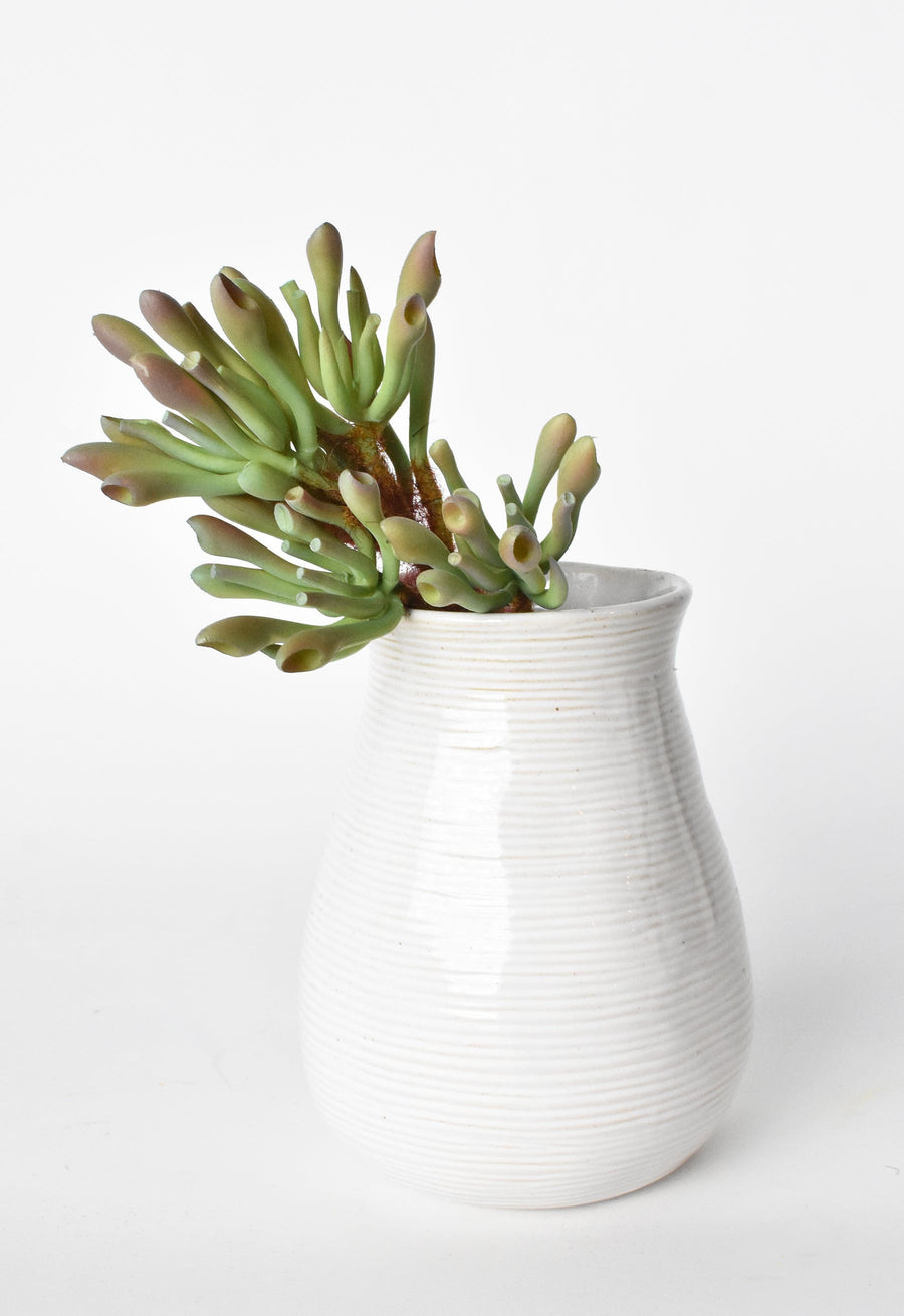 9.5" Faux Green Baby-Toe Succulent Stem