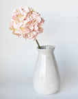 21" Faux Light Pink Hydrangea Stem