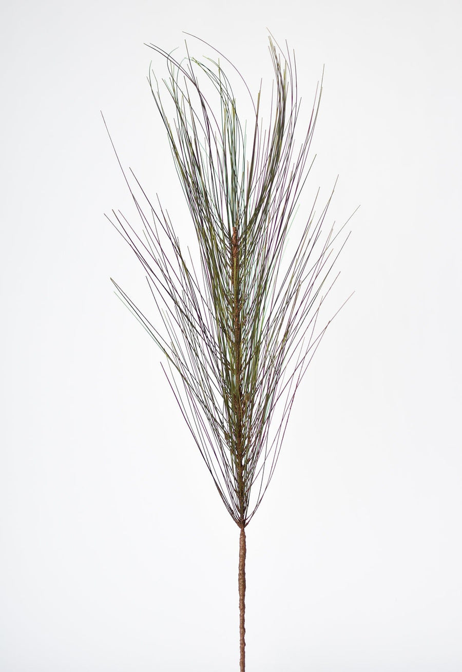 30" Faux Long Needle Pine Greenery Stem