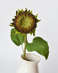 28" Aged Brown Sunflower Stem