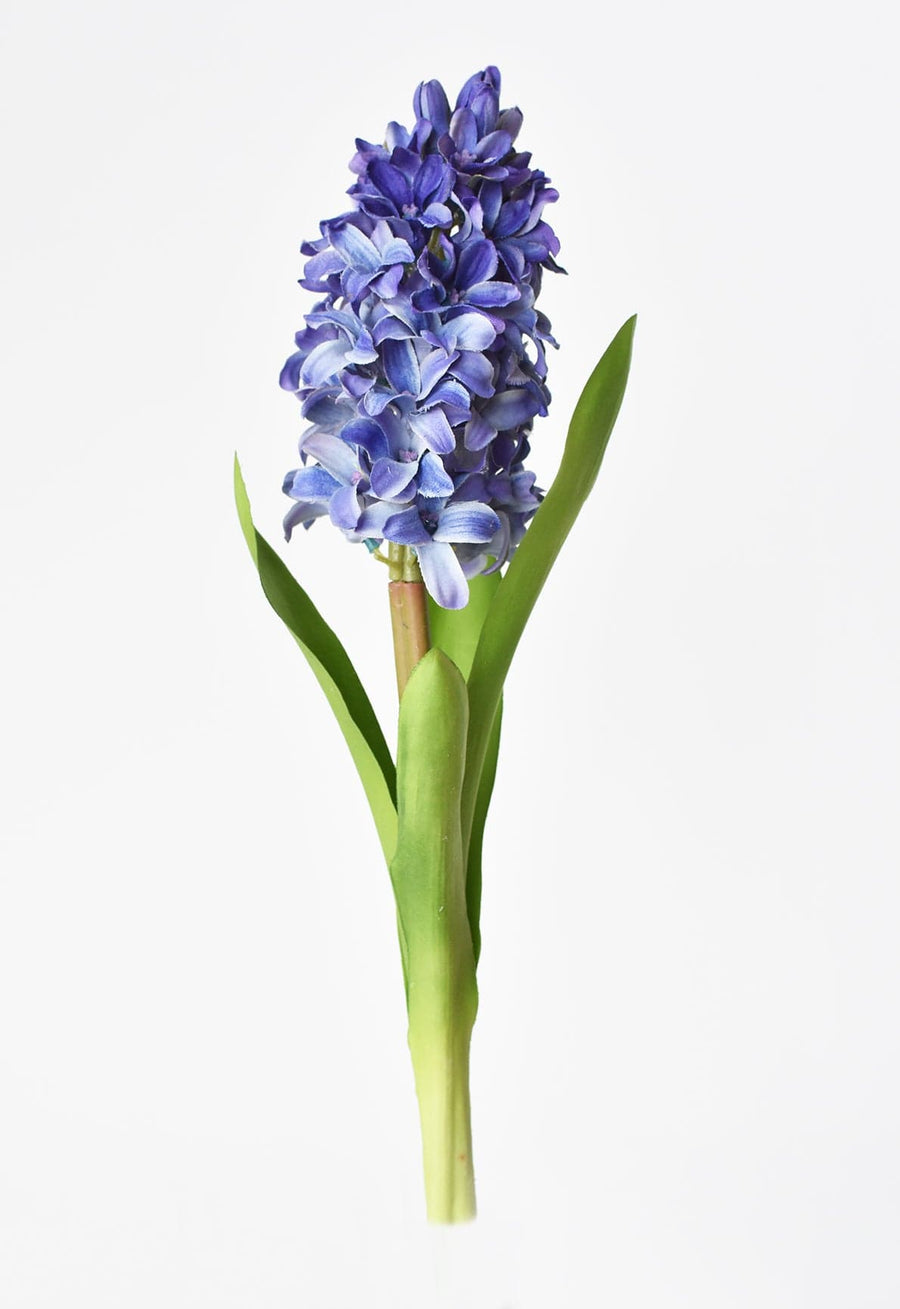 12.5" Faux Hyacinth Purple Violet Stem