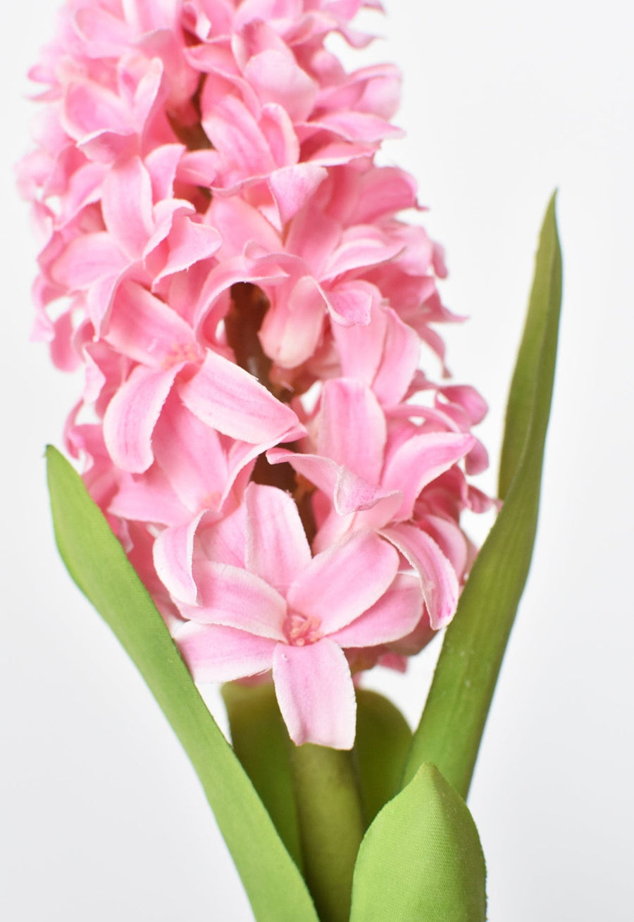 12.5" Faux Hyacinth Pink Stem