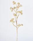 17" Faux Cream Sedum Spray Stem