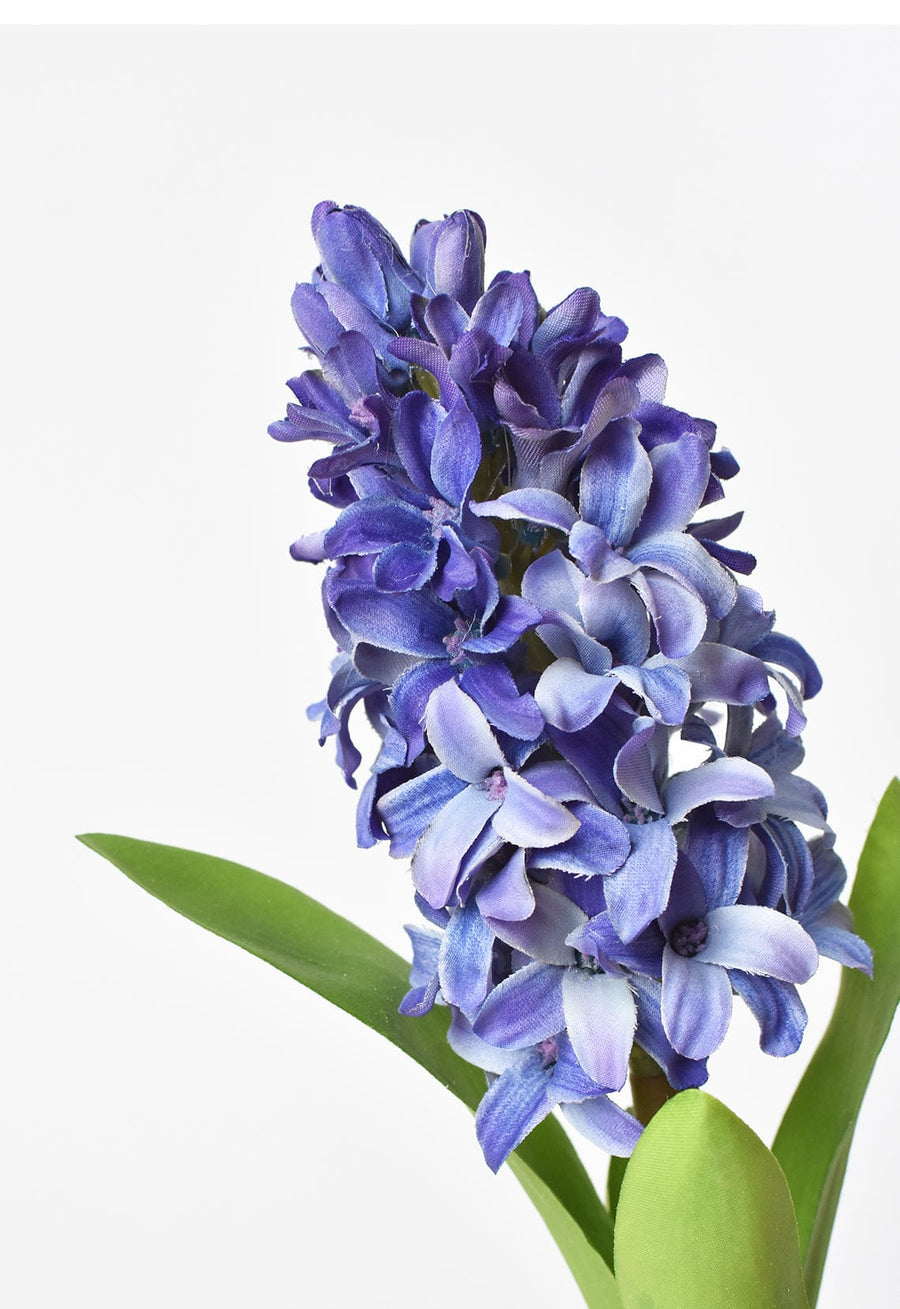 12.5" Faux Hyacinth Purple Violet Stem