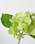 10" Faux Green Hydrangea Stem
