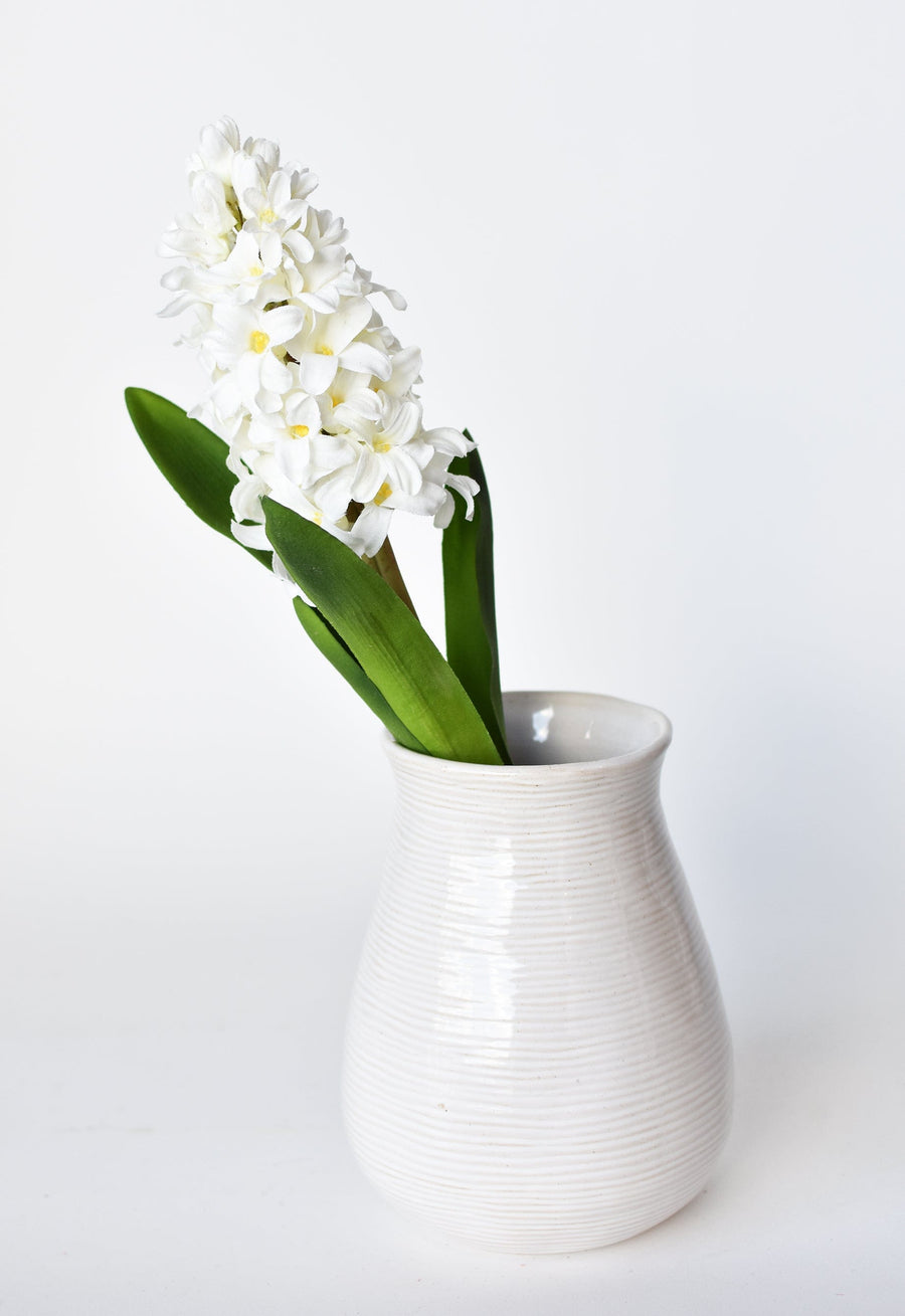 12.5" Faux White Hyacinth Stem