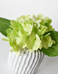 10" Faux Green Hydrangea Stem