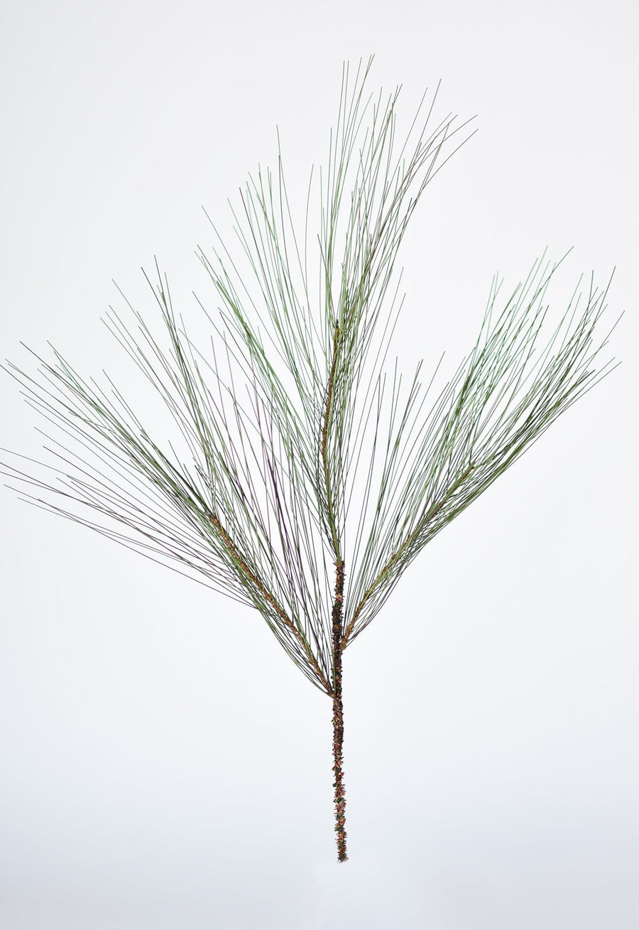 23" Faux Long Needle Pine Spray Stem