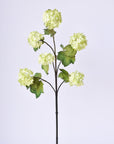 30" Faux Green Snowball Hydrangea Stem