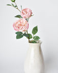 29" Faux Light Pink Cabbage Rose Stem