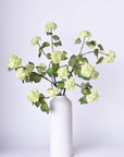 30" Faux Green Snowball Hydrangea Stem