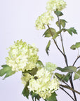 30" Faux Green Snowball Hydrangea Stem