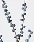 28" Faux Blue Berry Stem