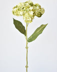 25" Faux Hydrangea Stem Apple Green