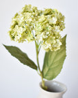 25" Faux Hydrangea Stem Apple Green