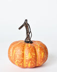 Short Faux Orange Pumpkin