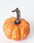 Short Faux Orange Pumpkin
