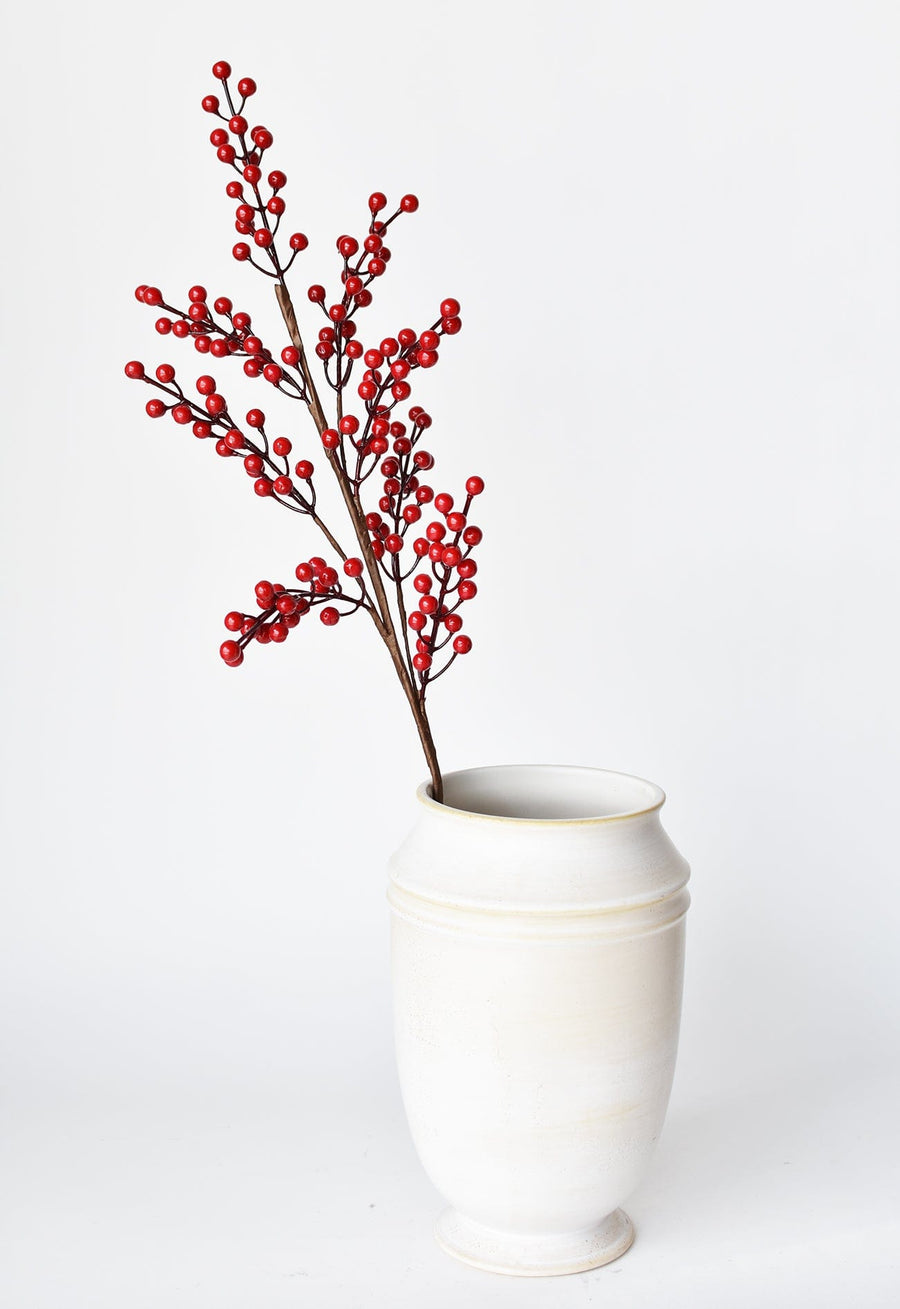 34" Faux Water Resistant Berry Branch Stem