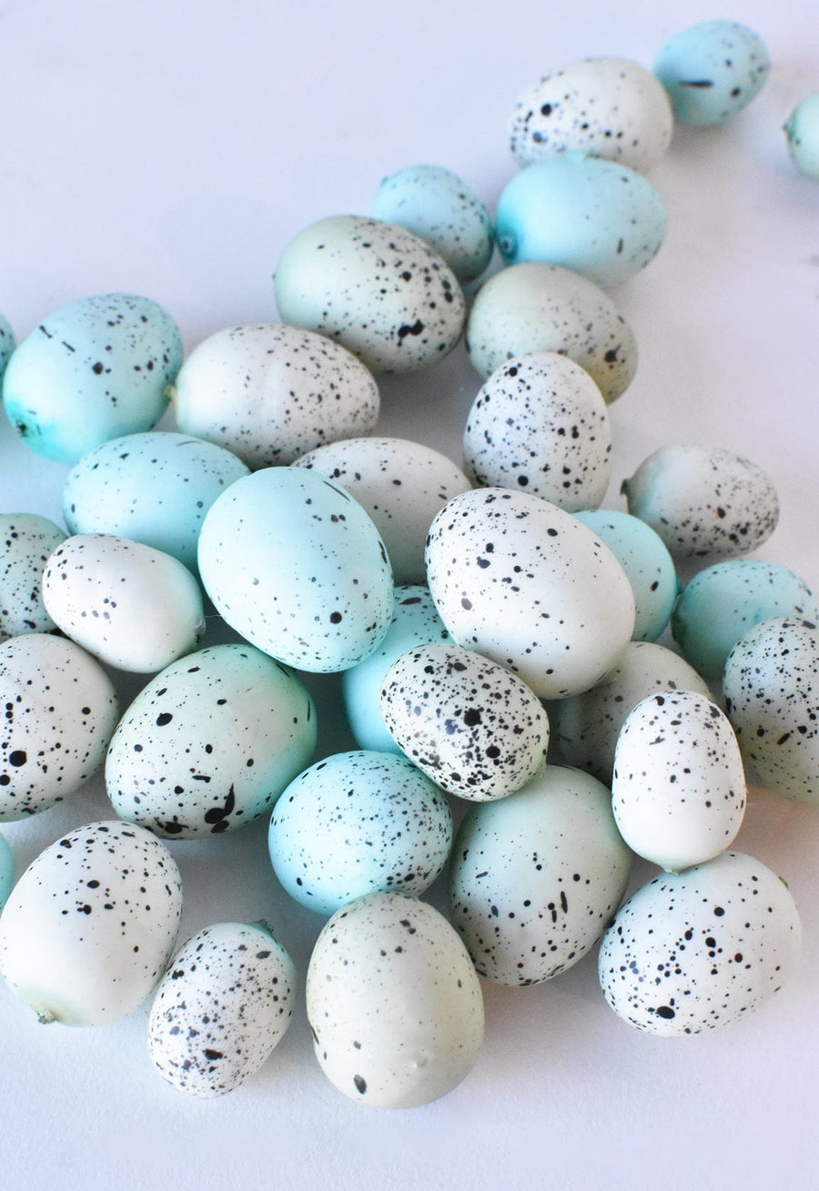 Plastic Blue Eggs Assortment (36 PCS)