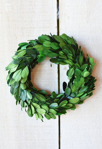 Boxwood Candle Ring/Mini Wreath