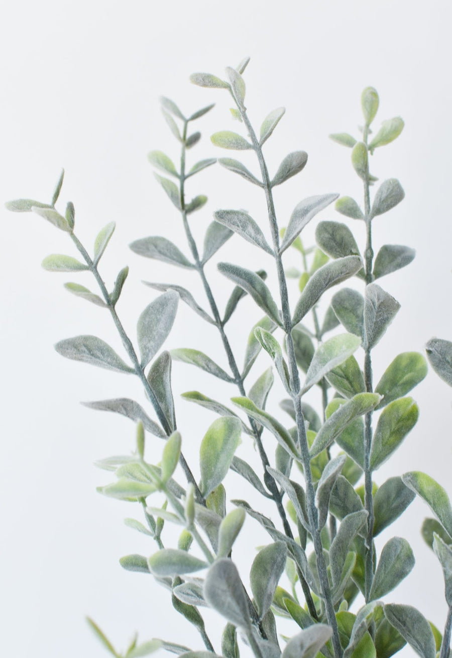 23" Faux Boxwood Greenery Stem
