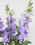 35" Faux Light Purple Delphinium Stem