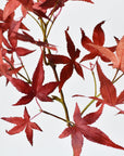 27" Faux Japanese Maple Leaf Stem