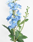 35" Faux Light Blue Delphinium Stem