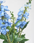 35" Faux Light Blue Delphinium Stem