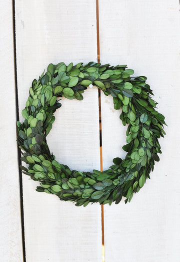 9" Preserved Boxwood Wreath