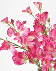 22" Faux Fuchsia Sweet Pea Stem