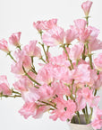 22" Faux Light Pink Sweet Pea Stem