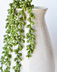 28" Faux String of Pearl Succulent Stem