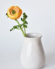 13" Faux Yellow Gold Ranunculus Stem
