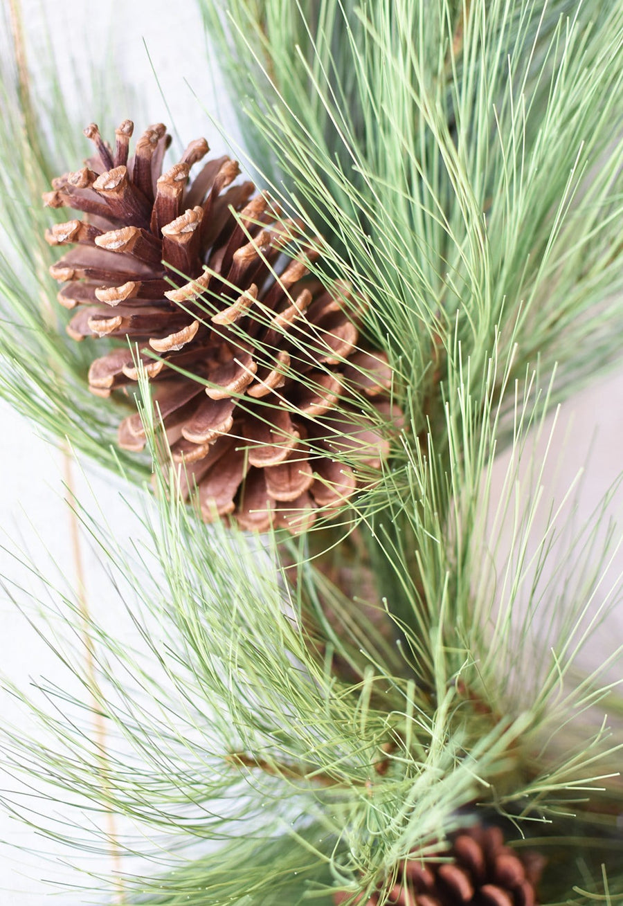 30" Faux Long Needle Pine Wreath