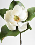 24" Faux Magnolia Blossom Stem