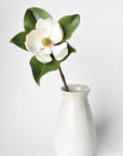 24" Faux Magnolia Blossom Stem