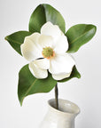 24" Faux Magnolia Blossom Stem