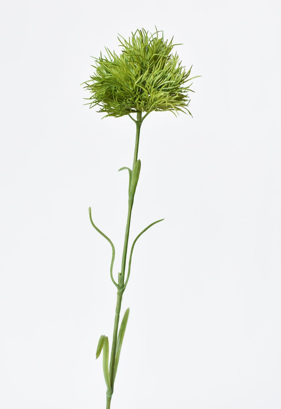 23" Faux Green Dianthus Stem