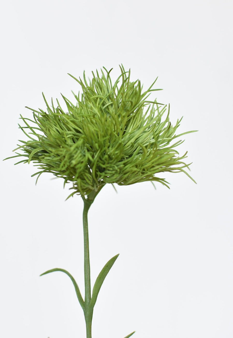 23" Faux Green Dianthus Stem