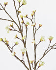 42" Faux Budding Blossom Branch Stem