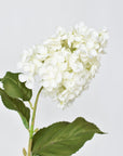 28" Faux Cone Hydrangea Stem White