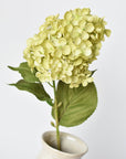 28" Faux Cone Hydrangea Stem Green