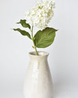 28" Faux Cone Hydrangea Stem White