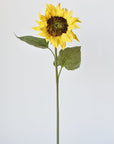 25" Faux Sunflower Stem Yellow