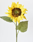 25" Faux Sunflower Stem Yellow