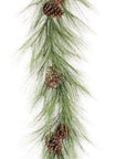 6' Faux Long Needle Pine Garland