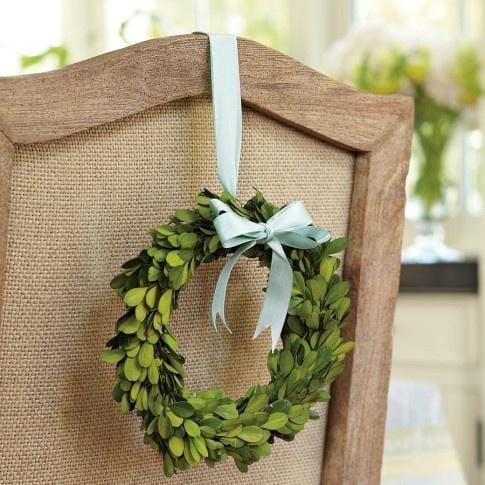 9.75" Mini Preserved Boxwood Wreath